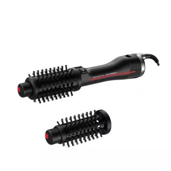 Rowenta K/Pro Stylist CF961L karšto oro šepetys su garų funkcija, juoda, raudona, 750 W, 1,8 m