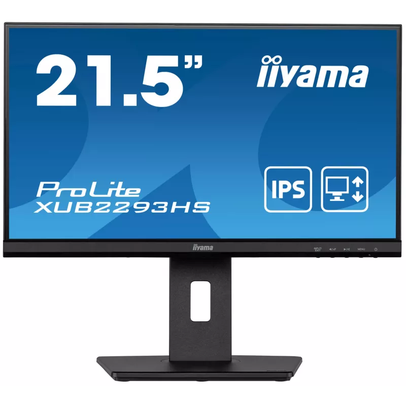 iiyama ProLite XUB2293HS-B3 kompiuterio monitorius 54,6 cm (21,5 colio) 1920 x 1080 pikseliai Full HD LED juodas