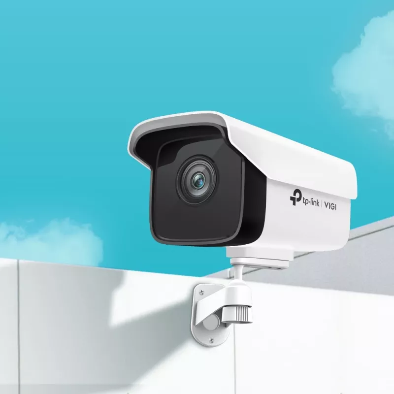 IP apsaugos kamera TP-Link VIGI 3MP lauko kulkos formos tinklo kamera, 3 MP, 30 fps, 30 m naktinio matymo, laidinė, balta