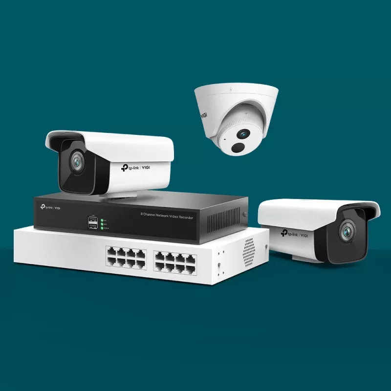 IP apsaugos kamera TP-Link VIGI 3MP lauko kulkos formos tinklo kamera, 3 MP, 30 fps, 30 m naktinio matymo, laidinė, balta