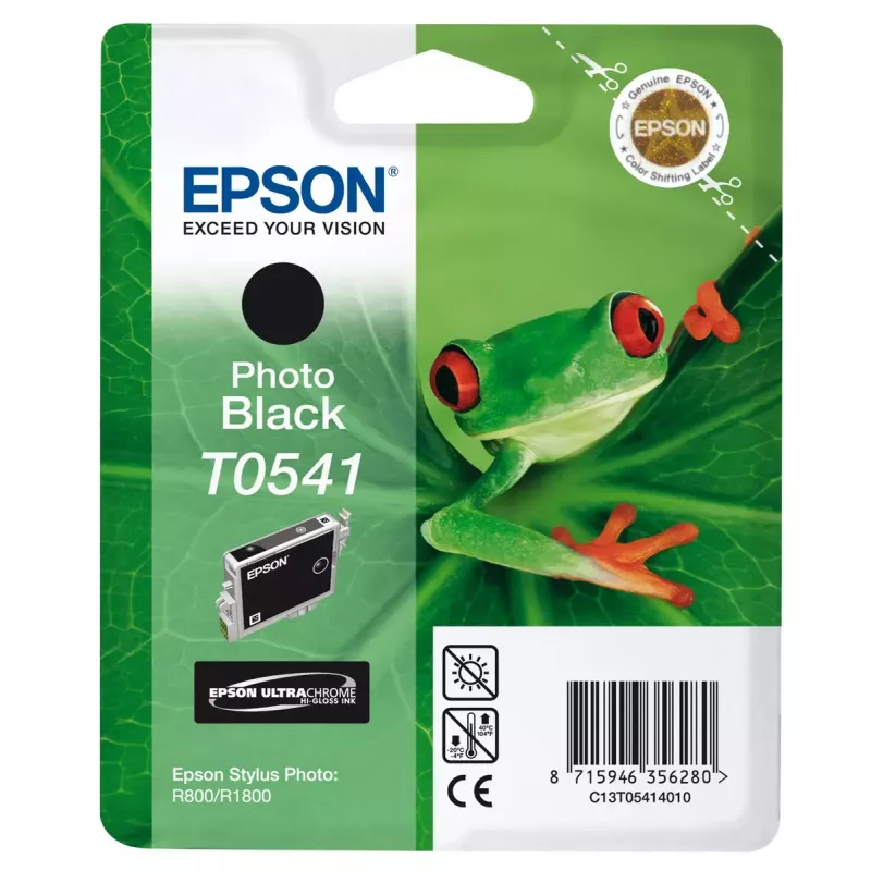 „Epson“ vienos pakuotės foto juodas T0541 Ultra Chrome Hi-Gloss