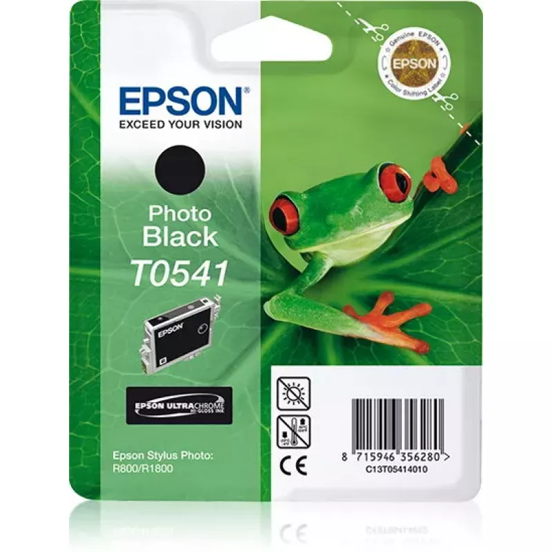 „Epson“ vienos pakuotės foto juodas T0541 Ultra Chrome Hi-Gloss