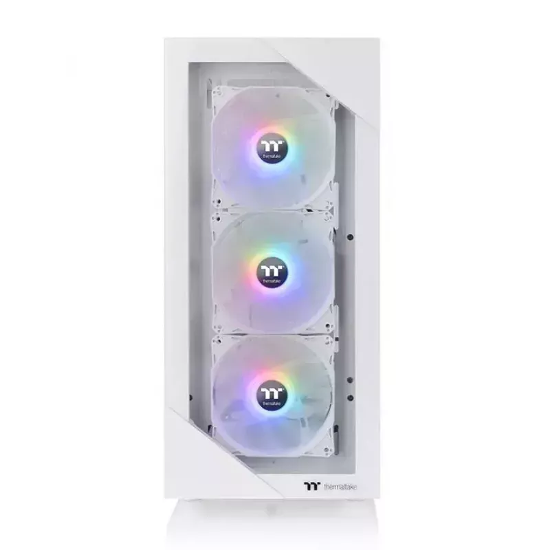 PC korpusas Thermaltake View 200 TG Snow ARGB Midi Tower balta