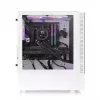 PC korpusas Thermaltake View 200 TG Snow ARGB Midi Tower balta