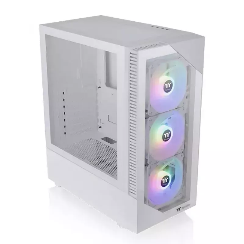 PC korpusas Thermaltake View 200 TG Snow ARGB Midi Tower balta