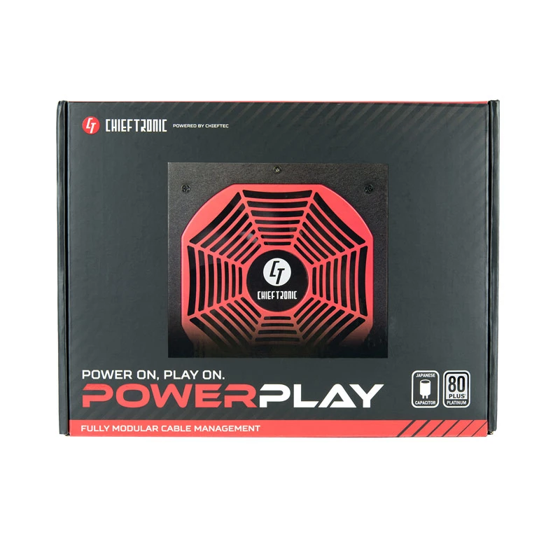 Chieftec GPU-1200FC maitinimo blokas 1200 W 20+4 kontaktų ATX ATX Juoda, Raudona
