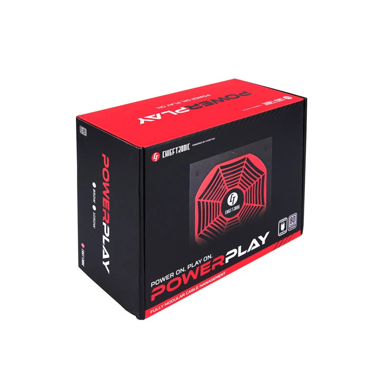 Chieftec GPU-1200FC maitinimo blokas 1200 W 20+4 kontaktų ATX ATX Juoda, Raudona