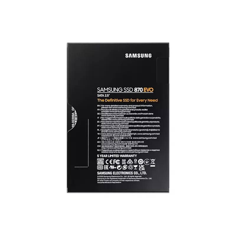 Samsung 870 EVO 1 TB 2,5 colio Serial ATA III V-NAND MLC