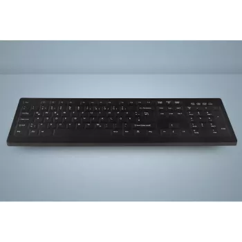 Active Key AK-C8100 klaviatūra, medicininė, USB, QWERTZ vokiečių k., juoda, viso dydžio, 105 klavišai