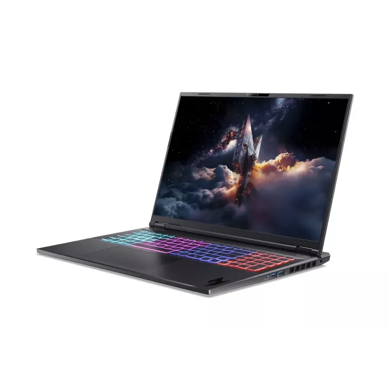 Acer Nitro 18 AI AMD AN18-61-R952 AMD Ryzen AI 9 365 nešiojamasis kompiuteris 45,7 cm (18 colių) WQXGA 32 GB DDR5-SDRAM 2 TB SSD NVIDIA GeForce RTX 5070 Ti Wi-Fi 6E (802.11ax) Windows 11 Home vokiška klaviatūra juodas