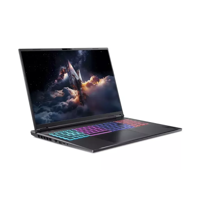 Acer Nitro 18 AI AMD AN18-61-R952 AMD Ryzen AI 9 365 nešiojamasis kompiuteris 45,7 cm (18 colių) WQXGA 32 GB DDR5-SDRAM 2 TB SSD NVIDIA GeForce RTX 5070 Ti Wi-Fi 6E (802.11ax) Windows 11 Home vokiška klaviatūra juodas