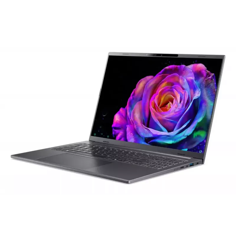 Acer Aspire 16 AI A16-52M-55DS Nešiojamasis kompiuteris, Intel Core Ultra 5 226V, 16GB LPDDR5x, 512GB SSD, 16 colių WUXGA Ekranas, Windows 11 Home, Pilka