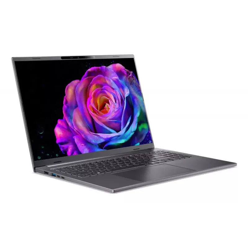 Acer Aspire 16 AI A16-52M-55DS Nešiojamasis kompiuteris, Intel Core Ultra 5 226V, 16GB LPDDR5x, 512GB SSD, 16 colių WUXGA Ekranas, Windows 11 Home, Pilka