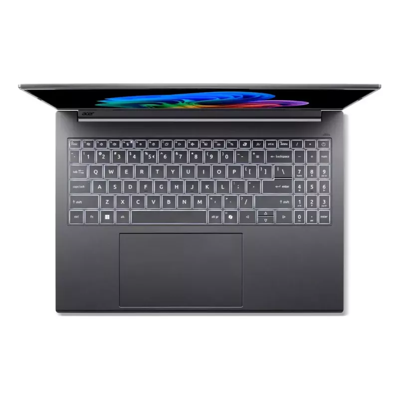 Nešiojamasis kompiuteris Acer Aspire 16 AI A16-52M-916J — Intel Core Ultra 9 288V, 16 colių WUXGA (1920x1200), 32 GB LPDDR5x, 1 TB SSD, Intel Arc 140V, Windows 11 Home, Pilka