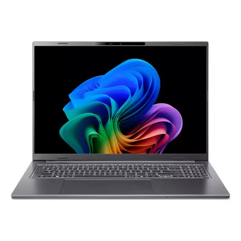 Nešiojamasis kompiuteris Acer Aspire 16 AI A16-52M-916J — Intel Core Ultra 9 288V, 16 colių WUXGA (1920x1200), 32 GB LPDDR5x, 1 TB SSD, Intel Arc 140V, Windows 11 Home, Pilka
