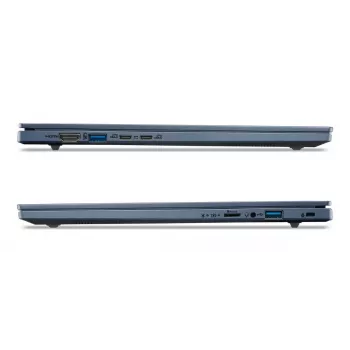 Acer Aspire 14 AI A14-11M-X3EH nešiojamasis kompiuteris, 14 colių WUXGA, Snapdragon X1-26-100, 16 GB LPDDR5x, 1 TB SSD, Windows 11 Home, mėlynas