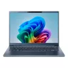 Acer Aspire 14 AI A14-11M-X3EH nešiojamasis kompiuteris, 14 colių WUXGA, Snapdragon X1-26-100, 16 GB LPDDR5x, 1 TB SSD, Windows 11 Home, mėlynas