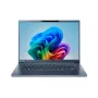 Acer Aspire 14 AI A14-11M-X9PB nešiojamasis kompiuteris, 14 colių WUXGA, Snapdragon X1-26-100, 16 GB RAM, 512 GB SSD, Windows 11 Home, mėlynas