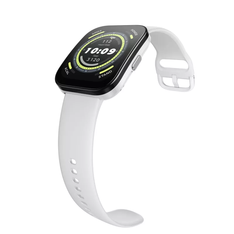 Amazfit Bip 5 4,85 cm (1,91 colio) TFT 45,9 mm Skaitmeninis 320 x 380 pikselių Liečiamas ekranas Baltas GPS (palydovas)