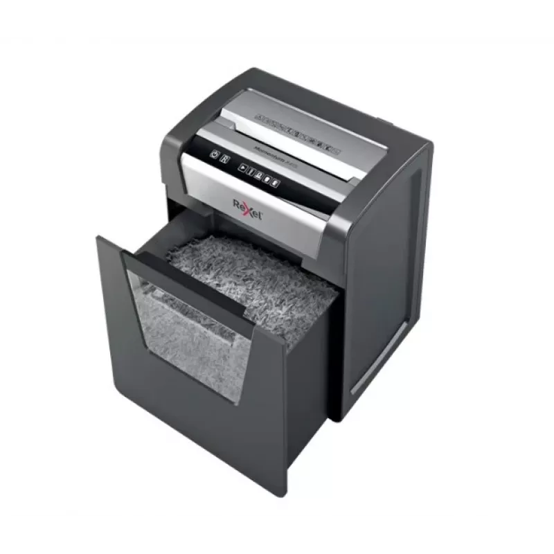 Rexel Momentum M510 mikro pjovimo popieriaus smulkintuvas P5, mikro pjovimas, 2 x 15 mm, 23 l, 250 lapų, 58 dB, mygtukai