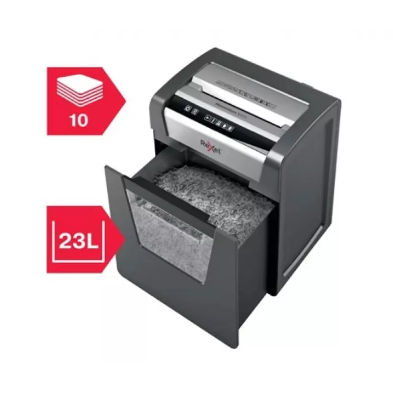Rexel Momentum M510 mikro pjovimo popieriaus smulkintuvas P5, mikro pjovimas, 2 x 15 mm, 23 l, 250 lapų, 58 dB, mygtukai