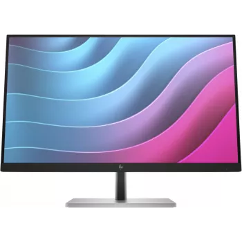HP E24 G5 FHD PVC Free Monitor, 60,5 cm (23,8 colio), 1920 x 1080 pikselių, Full HD, LCD, 5 ms, juoda, sidabrinė