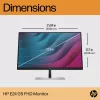 HP E24 G5 FHD PVC Free Monitor, 60,5 cm (23,8 colio), 1920 x 1080 pikselių, Full HD, LCD, 5 ms, juoda, sidabrinė