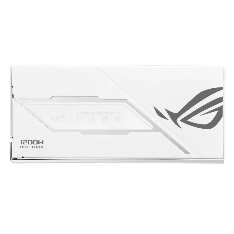 Maitinimo blokas ASUS ROG THOR-1200P3-WHITE-GAMING 1200 W ATX 20+4 kontaktų, 80 PLUS Platinum, baltas