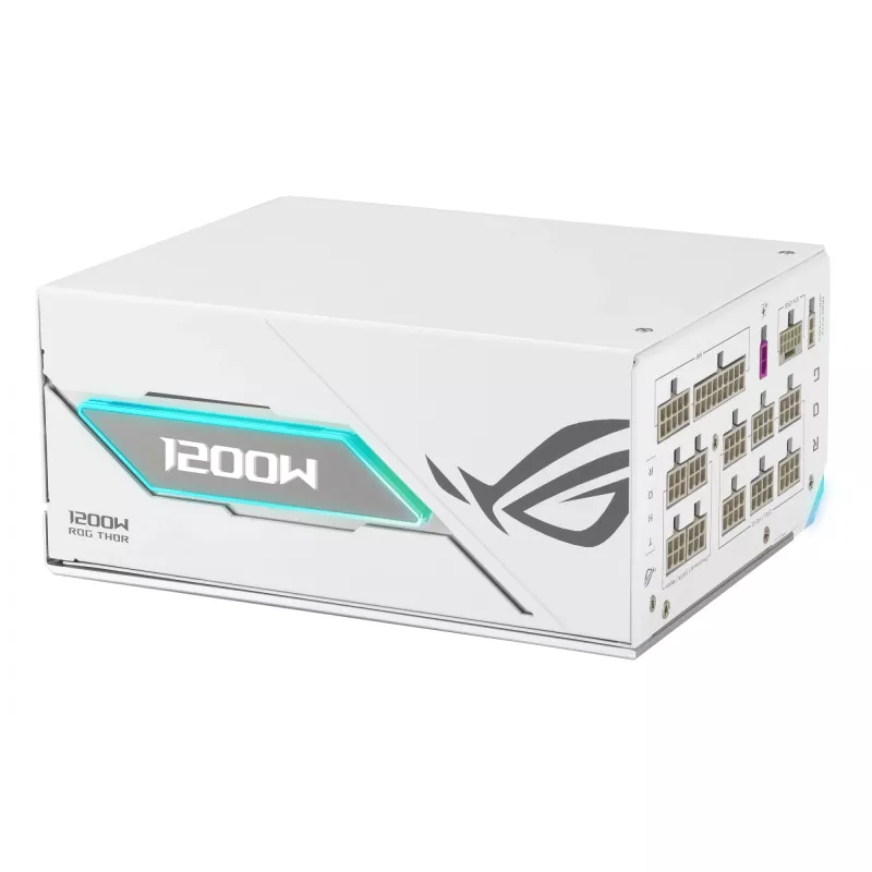 Maitinimo blokas ASUS ROG THOR-1200P3-WHITE-GAMING 1200 W ATX 20+4 kontaktų, 80 PLUS Platinum, baltas