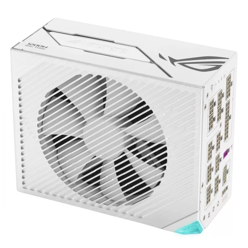 Maitinimo blokas ASUS ROG THOR-1200P3-WHITE-GAMING 1200 W ATX 20+4 kontaktų, 80 PLUS Platinum, baltas