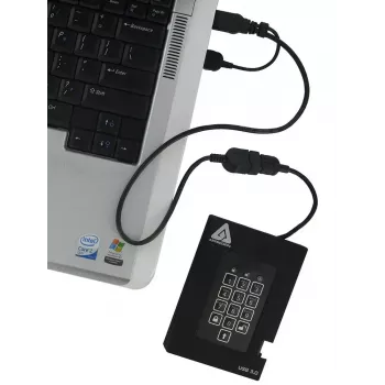 SSD diskas Apricorn 256 GB USB 3.2 Gen 1 juodas A25-3PL256-S256F