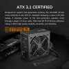 Maitinimo blokas Cougar ATLAS 750W ATX3.1 80 Plus Bronze, 750 W, 24-pin ATX, 120 mm ventiliatorius