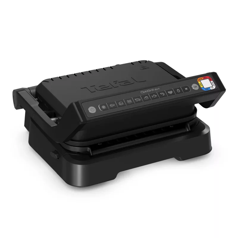 Kontaktinis grilis Tefal OptiGrill 2in1 GC7728 2100W juodas