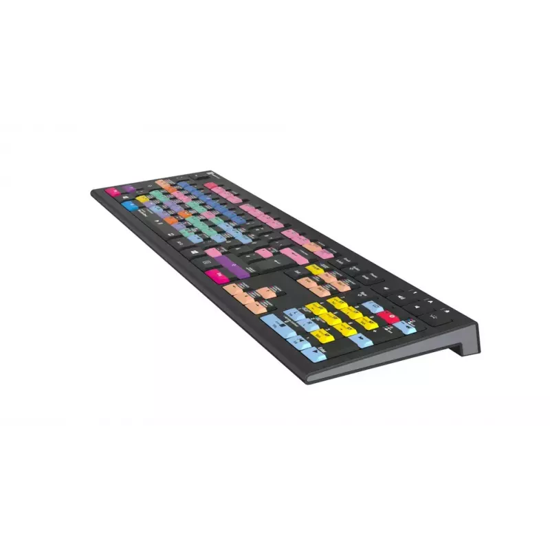 Klaviatūra LogicKeyboard LKB-PSO3-A2PC-DE — Pilno dydžio USB QWERTZ vokiška, 108 klavišai, LED foninis apšvietimas, 1,8 m laidas