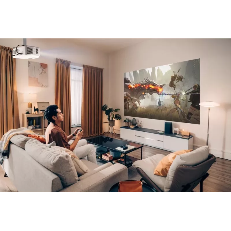 Viewsonic V554K duomenų projektorius Ultra trumpo nuotolio projektorius 3500 ANSI liumenų 3LCD UHD 4K (3840x2160) 3D Balta