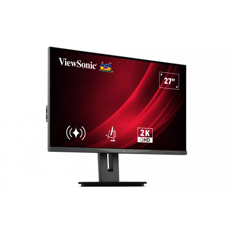 Viewsonic VG Series 27 colių 1440p ergonomiškas IPS monitorius, 68.6 cm (27 coliai), 2560 x 1440 pikseliai, Quad HD, LED, 5 ms, juodas