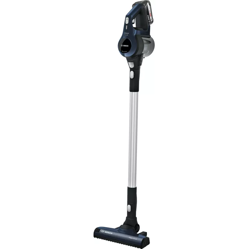 Bosch Serie 6 BBS611PCK belaidis dulkių siurblys/elektrinė šluota 2-in-1 Baterija Sausas Higieninis filtras Be maišelio Mėlynas 2,5 Ah