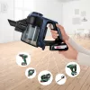 Bosch Serie 6 BBS611PCK belaidis dulkių siurblys/elektrinė šluota 2-in-1 Baterija Sausas Higieninis filtras Be maišelio Mėlynas 2,5 Ah