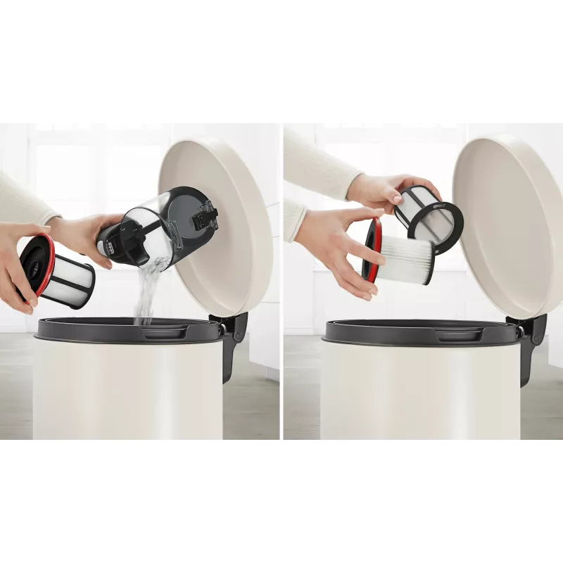 Bosch Serie 6 BBS611PCK belaidis dulkių siurblys/elektrinė šluota 2-in-1 Baterija Sausas Higieninis filtras Be maišelio Mėlynas 2,5 Ah