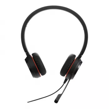 Jabra Evolve 20SE MS Stereo USB-C, laidinės, biurui / skambučių centrui, 150–7000 Hz, 132 g, ausinės, juodos
