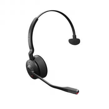 Jabra Engage 55 - USB-A UC Mono, EMEA/APAC, belaidės, biurui/skambučių centrui, 57 g, ausinės, juodos, titano