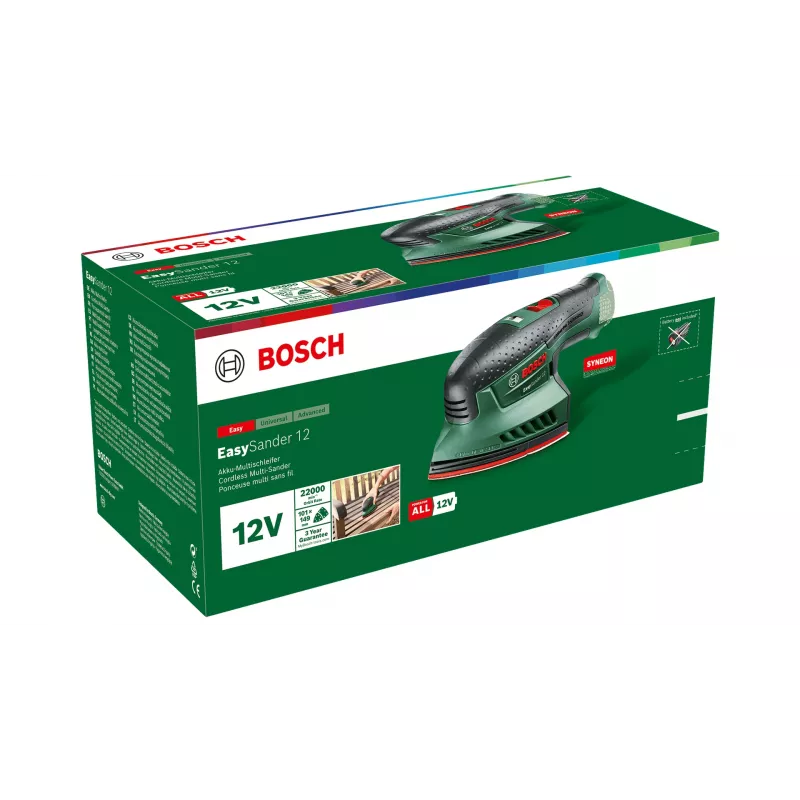 Bosch EasySander 12 multi šlifuoklis 22000 aps./min 22000 svyravimų/min