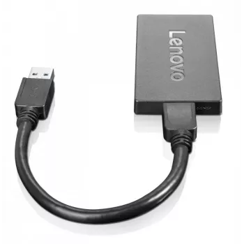 Lenovo 4X90J31021 USB grafikos adapteris 3840 x 2160 pikselių Juoda