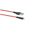 Mobiliojo telefono USB A į Lightning laidas SCHWAIGER LPRO410 501, USB 2.0, 1,2 m, raudonas