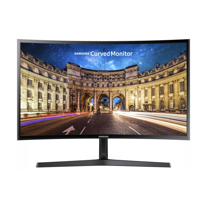 Samsung C24F396FHR kompiuterio monitorius 59,7 cm (23,5 col.) 1920 x 1080 pikseliai Full HD LED juodas