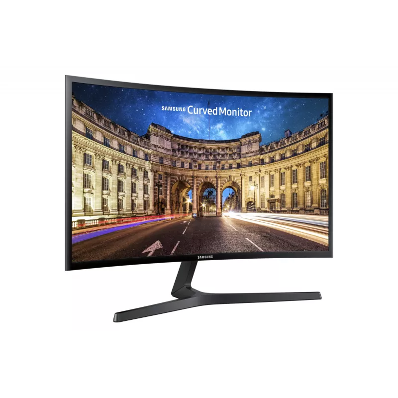 Samsung C24F396FHR kompiuterio monitorius 59,7 cm (23,5 col.) 1920 x 1080 pikseliai Full HD LED juodas