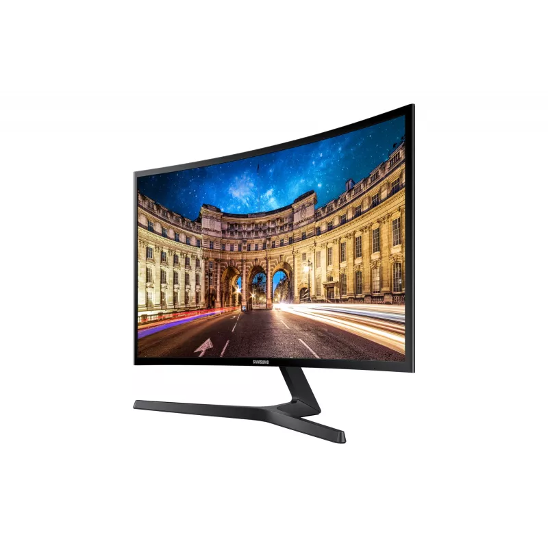 Samsung C24F396FHR kompiuterio monitorius 59,7 cm (23,5 col.) 1920 x 1080 pikseliai Full HD LED juodas