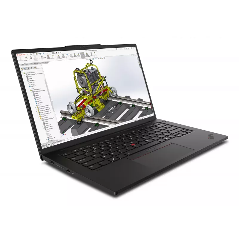 Lenovo ThinkPad P14s Gen 6 (Intel) Intel Core Ultra 7 265H Mobilioji darbo stotis 36.8 cm (14.5 colių) WQXGA 32 GB DDR5-SDRAM 1 TB SSD NVIDIA RTX PRO 1000 Juodawell Wi-Fi 7 (802.11be) Windows 11 Pro Vokiška Juoda
