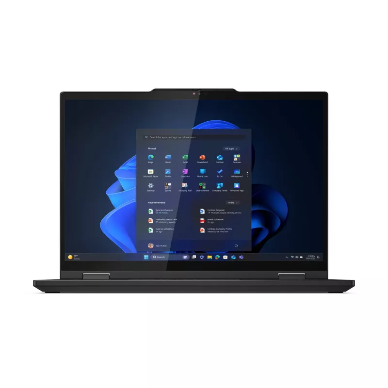 Lenovo ThinkPad T14s 2-in-1 Gen 1 Konvertuojamas nešiojamasis kompiuteris, Intel Core Ultra 7 255U, 14 colių WUXGA jutiklinis ekranas, 32 GB RAM, 1 TB SSD, Windows 11 Pro, juoda