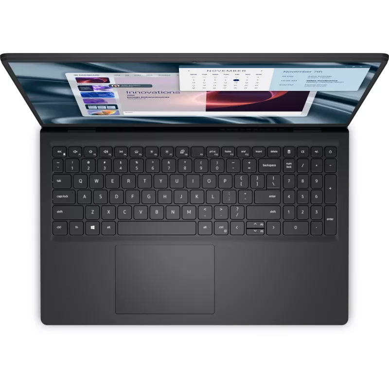 DELL Pro 15 Essential PV15255 AMD Ryzen™ 3 7320U Nešiojamasis kompiuteris 39,6 cm (15,6 colių) Full HD 8 GB LPDDR5-SDRAM 512 GB SSD Wi-Fi 5 (802.11ac) Windows 11 Pro Vokiška Juoda